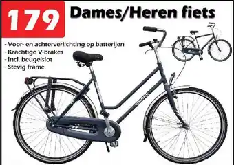 iTEK Dames-heren fiets aanbieding