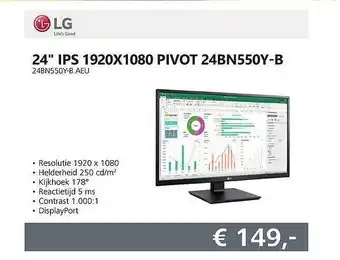 Informatique Lg 24 aanbieding