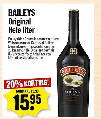 Dirck 3 Baileys original aanbieding