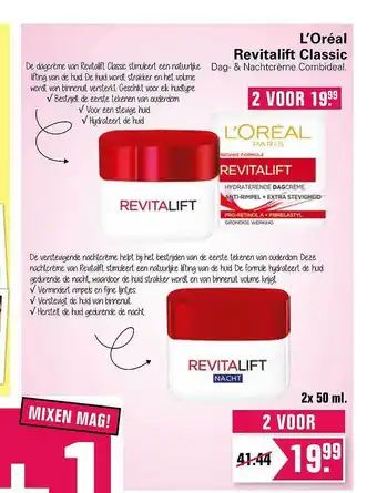 De Online Drogist L'oréal revitalift classic aanbieding