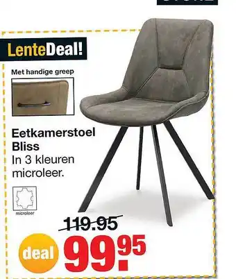 Budget Home Store Eetkamerstoel bliss aanbieding