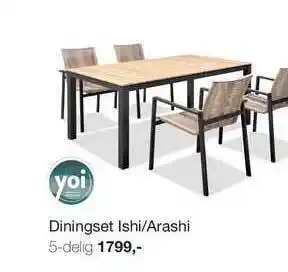 Boer Staphorst Diningset ishi-arashi aanbieding