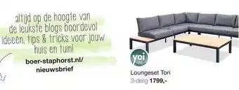 Boer Staphorst Loungeset tori aanbieding