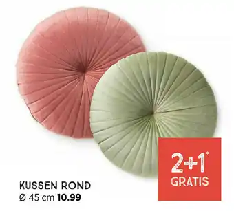 Xenos Kussen rond 45cm aanbieding