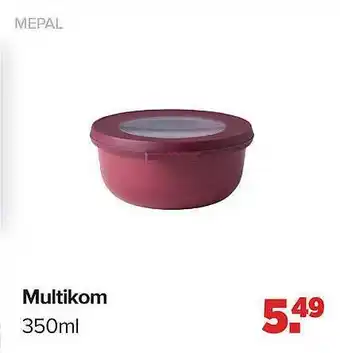 Baby-Dump Mepal multikom 350ml aanbieding