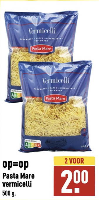 ALDI Pasta Mare vermicelli aanbieding