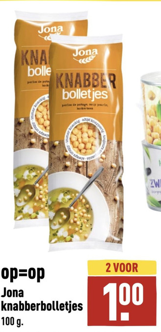 ALDI Jona knabberbolletjes aanbieding