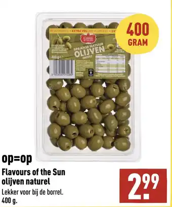 ALDI Flavours of the Sun olijven naturel aanbieding