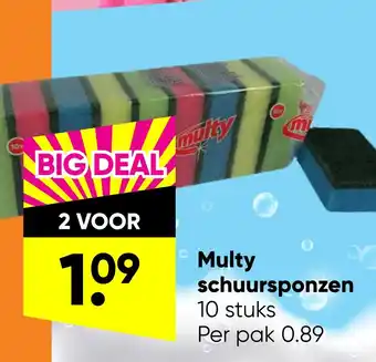 Big Bazar Multy schuursponzen aanbieding