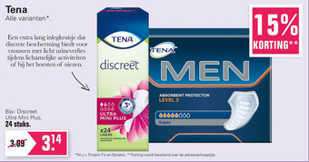 De Online Drogist Tena aanbieding