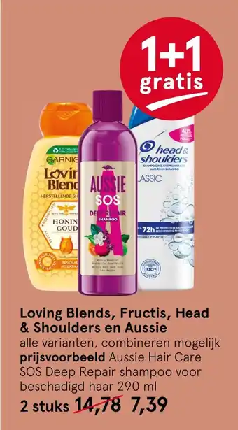 Etos Loving Blends, Fructis, Head & Shoulders en Aussie aanbieding