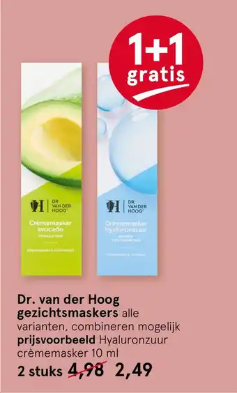 Etos Dr. van der Hoog gezichtsmaskers aanbieding