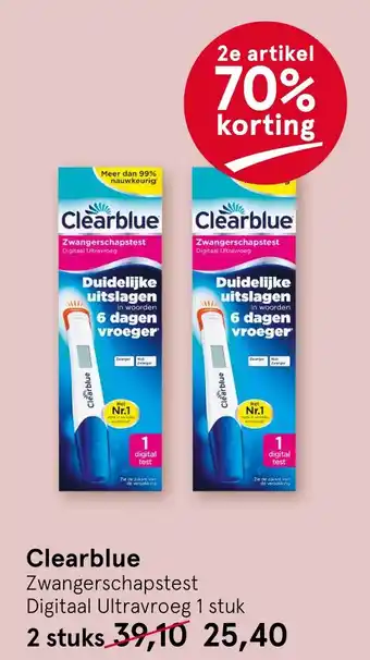 Etos Clearblue aanbieding