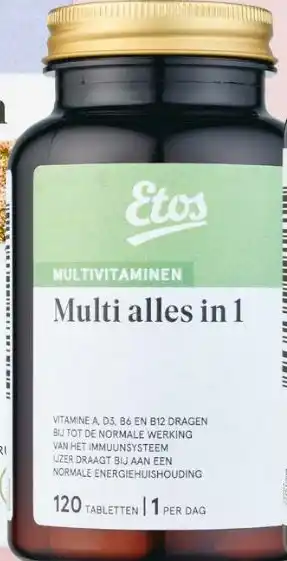 Etos Etos Multi Alles in 1 Tabletten 120 stuks aanbieding