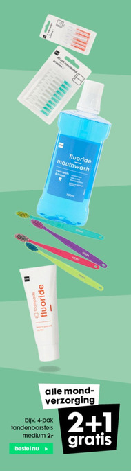 HEMA alle mond- verzorging aanbieding