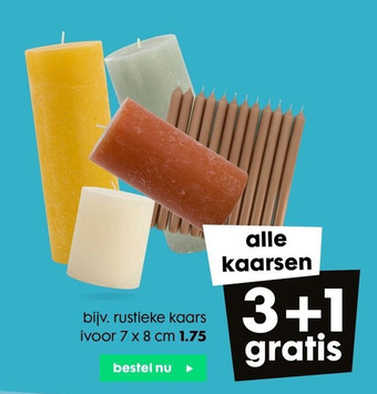 HEMA alle kaarsen aanbieding