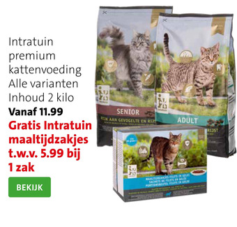 Intratuin Intratuin premium kattenvoeding aanbieding