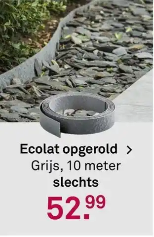 Karwei Ecolat opgerold aanbieding