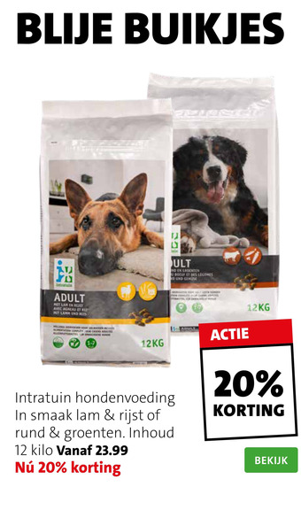 Intratuin Intratuin hondenvoeding aanbieding