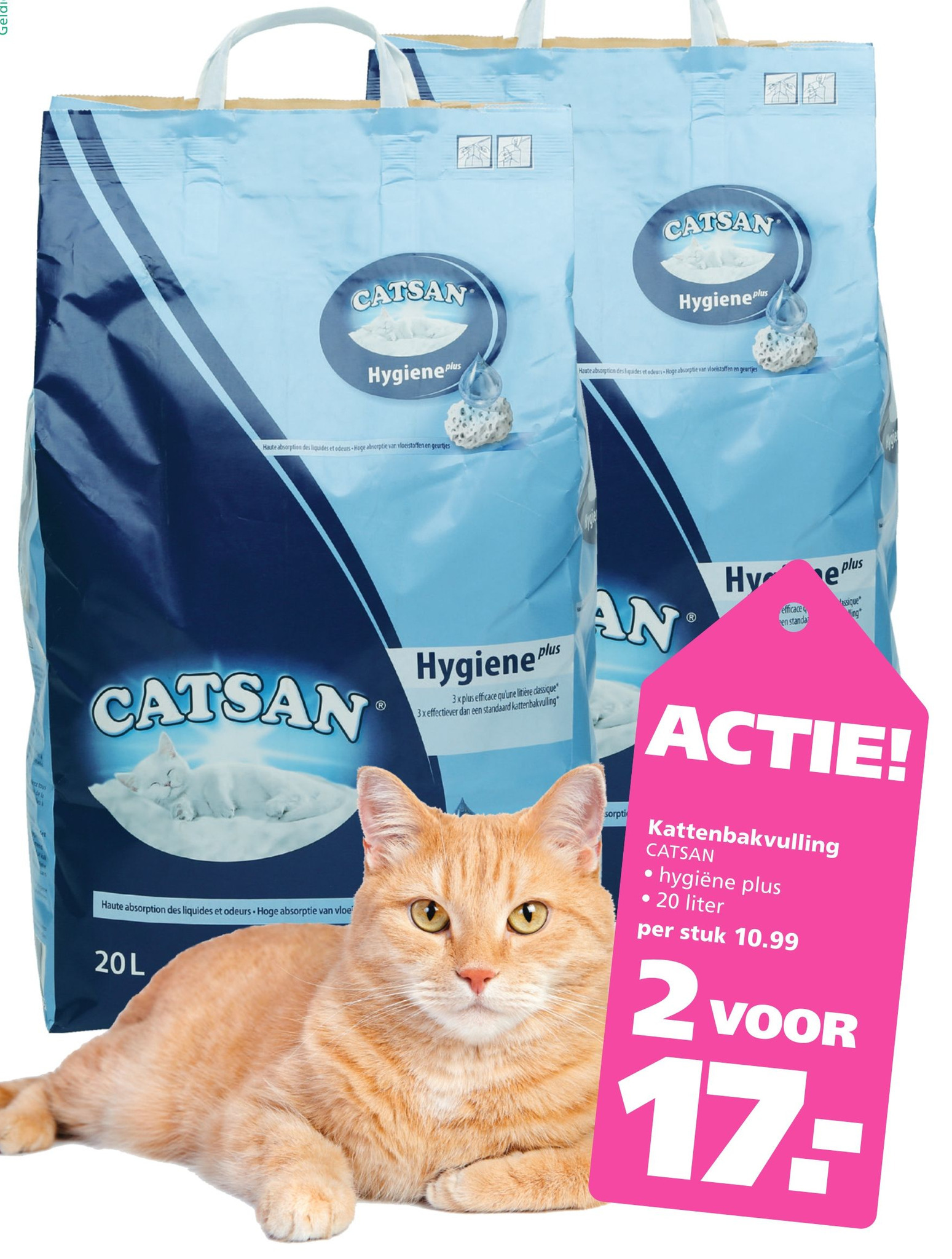 Catsan Kattenbakvulling aanbieding bij Ranzijn