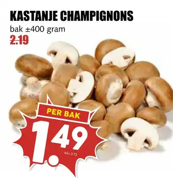 MCD Supermarkt KASTANJE CHAMPIGNONS aanbieding