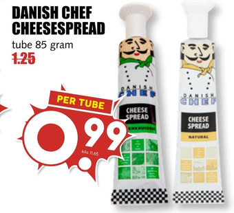 MCD Supermarkt Danish Chef Cheesespread aanbieding