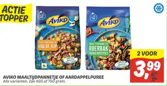 Dekamarkt AVIKO MAALTIJDPANNETJE OF AARDAPPELPUREE aanbieding