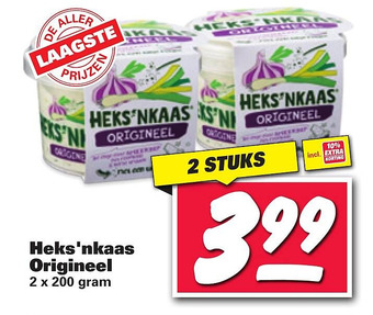 Nettorama Heks'nkaas Origineel aanbieding
