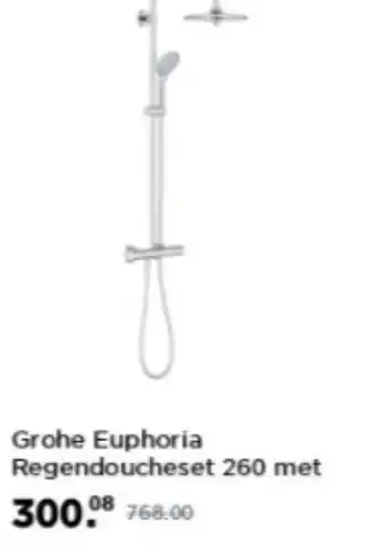 Saniweb Grohe Euphoria regendoucheset 260 aanbieding