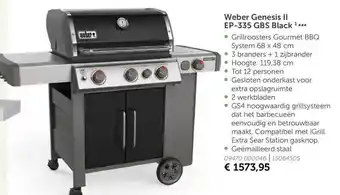 Aveve Weber genesis II ep-335 gbs black aanbieding