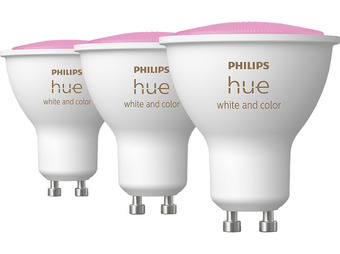MediaMarkt PHILIPS HUE Spot GU10 WACA 3-pack aanbieding