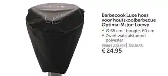 Aveve Barbecook luxe hoes voor houtskoolbarbecue optima-major-loewy aanbieding