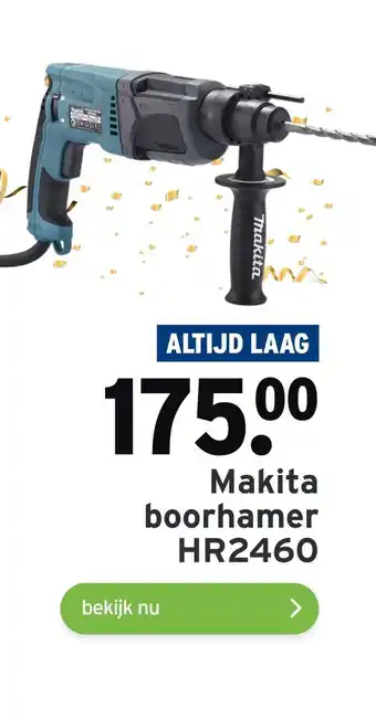 GAMMA Makita boorhamer hr2460 aanbieding