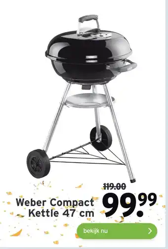 GAMMA Weber compact kettle 47 cm aanbieding