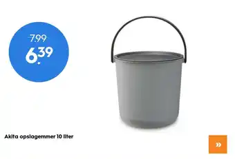 Blokker Akita opslagemmer 10 liter aanbieding