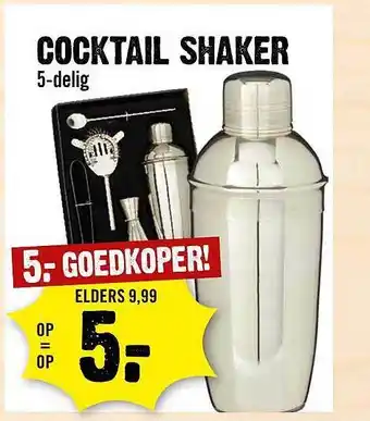 Dirck 3 Cocktail shaker aanbieding