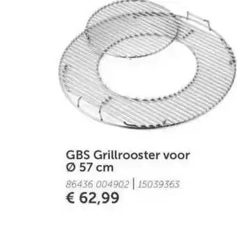 Aveve Gbs grillrooster voor Ø 57 Cm aanbieding