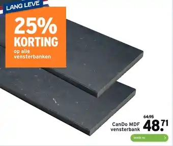 GAMMA Cando mdf vensterbank aanbieding