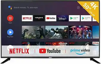 Amazon RCA RS50U2 Android TV (50 inch 4K Smart TV met Google Assistant), ingebouwde Chromecast... aanbieding