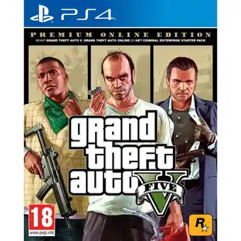 Amazon Grand Theft Auto 5 (GTA V) - Premium Edition - PS4 (PS4) aanbieding