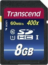 Bol.com Transcend 8GB SDHC UHS-I 300x aanbieding