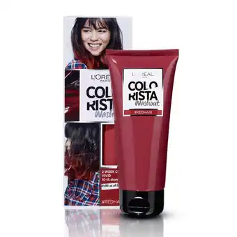 Wehkamp L'Oréal Paris Coloration Colorista Washout 1-2 weken haarkleuring - rood aanbieding