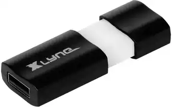 Conrad Xlyne Wave USB-stick 64 GB USB 3.2 Gen 1 (USB 3.0) Zwart, Wit 7964000 aanbieding