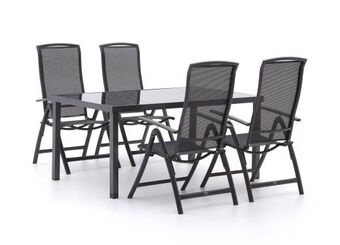 Kees Smit R&S Design Capri/Caluso 160cm dining tuinset 5-delig verstelbaar aanbieding