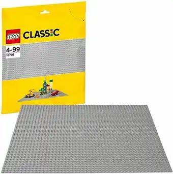 Amazon LEGO 10701 Classic Grijze Basisplaat 6,2 x 28,2 x 26,2 Cm, Bouwplaat voor Uitgebreide B... aanbieding