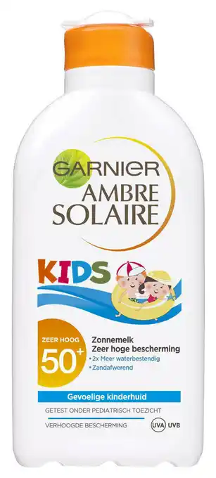 Wehkamp Garnier Ambre Solaire Kids zonnemelk SPF50+ - 200 ml aanbieding