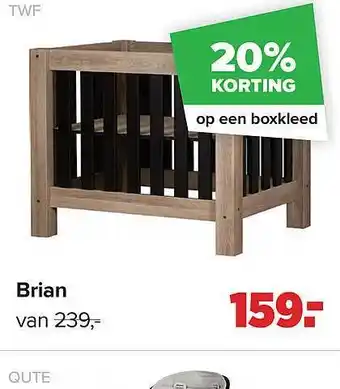 Baby-Dump Twf brian box 20% Korting aanbieding