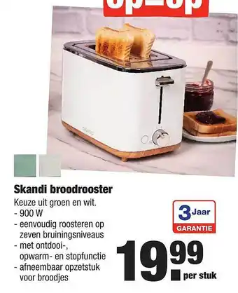 ALDI Skandi broodrooster aanbieding