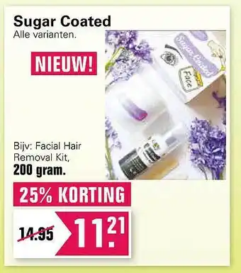 De Online Drogist Sugar coated 25% Korting 200g aanbieding