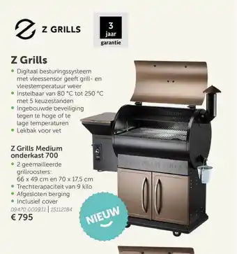 Aveve Z grils medium onderkast 700 aanbieding